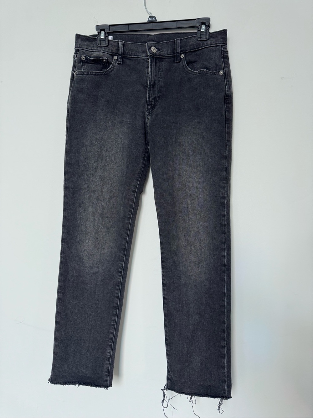 GAP Women's Black Washed Girlfriend Midrise Jean